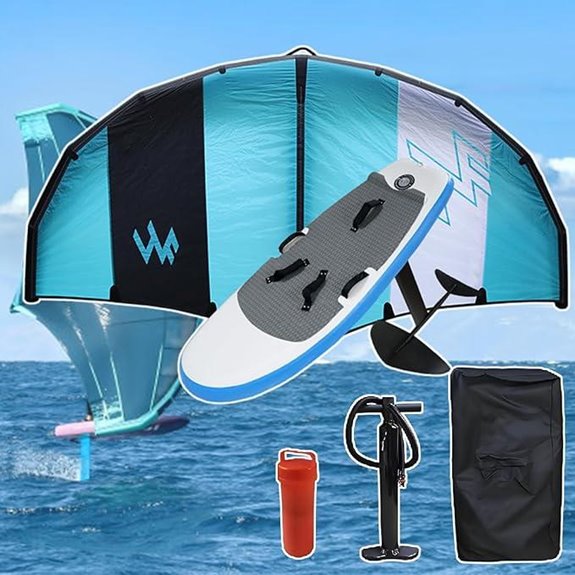 Inflatable Surf Wing & Hydrofoil Surfboard Set
