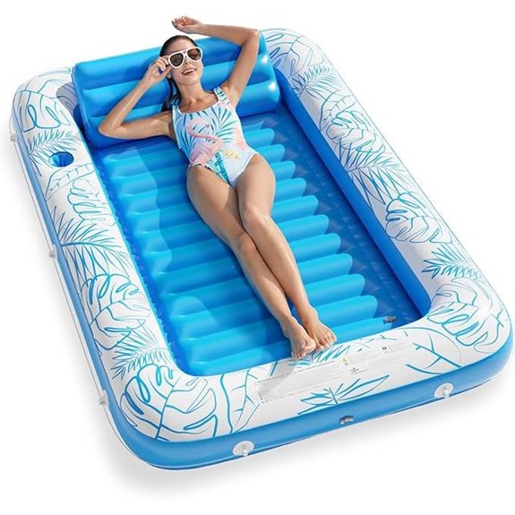 Jasonwell Inflatable Tanning Pool Lounger Float