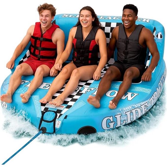 Serenelife Inflatable Towable Tube for Boating