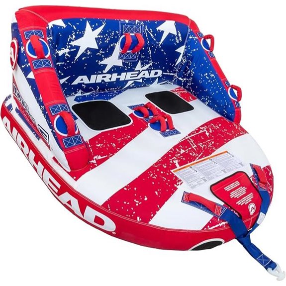 Airhead Mable Inflatable Towable Tube for 1-4 Riders