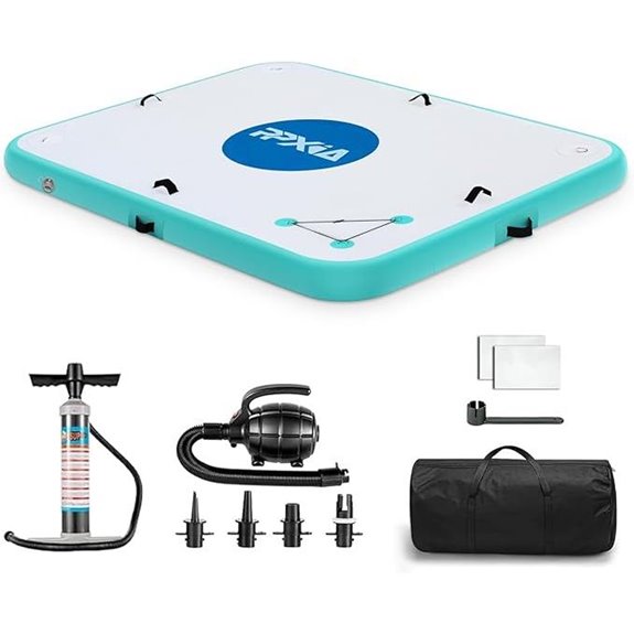 Inflatable Water Dock for Lakes Pools Rivers Oceans