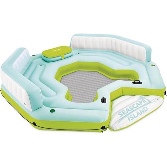 Intex Seascape Inflatable Water Lounge with Cooler