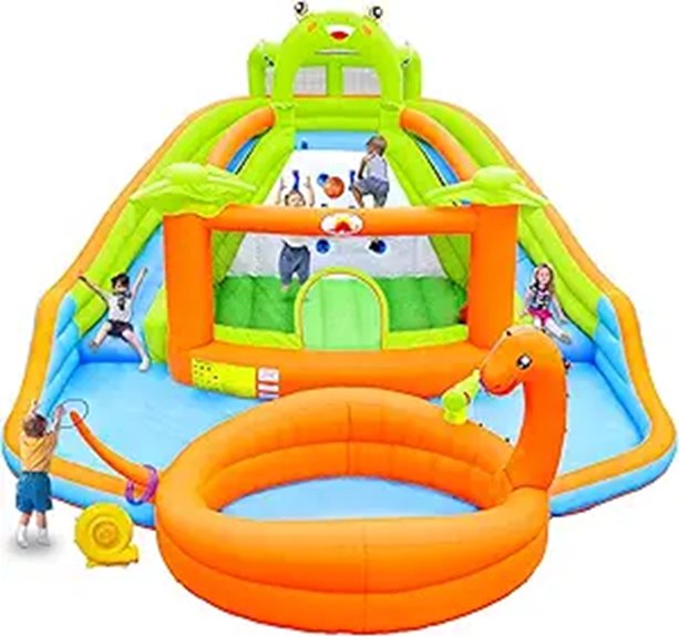 Inflatable Water Park with Slides Bouncer and Accessories