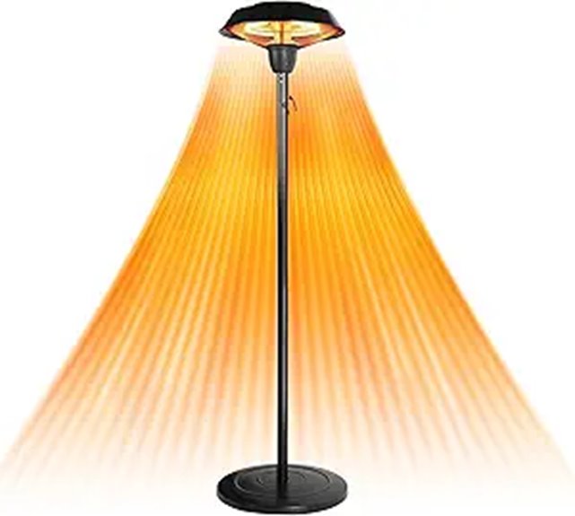 Star Patio Infrared Outdoor Heater with Tip-Over Protection