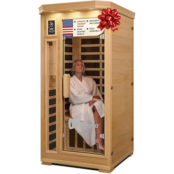 LifePro Infrared Sauna with Chromotherapy and Bluetooth