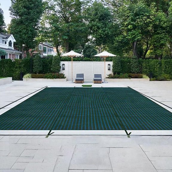Inground Pool Safety Cover with Hardware Kit