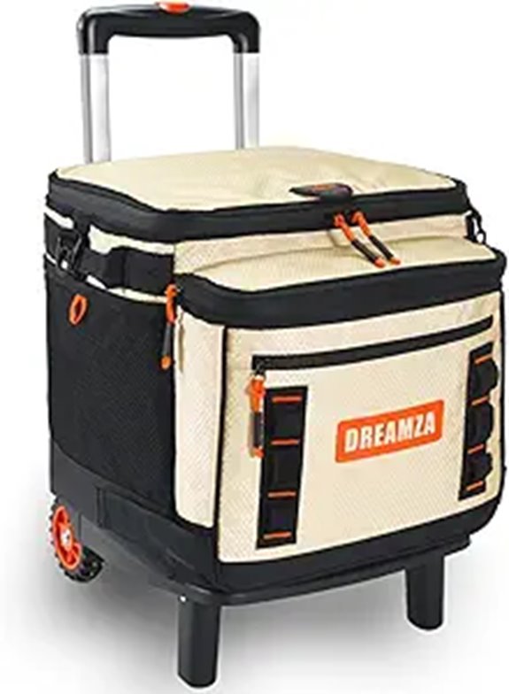 Insulated Wheeled Cooler for Beaches and Picnics