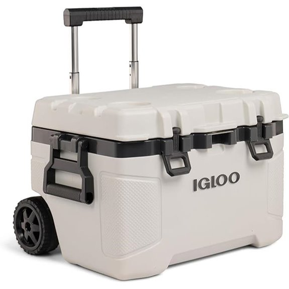 Igloo Trailmate 52Qt Wheeled Cooler Insulated Hard Shell Ice Chest Bone