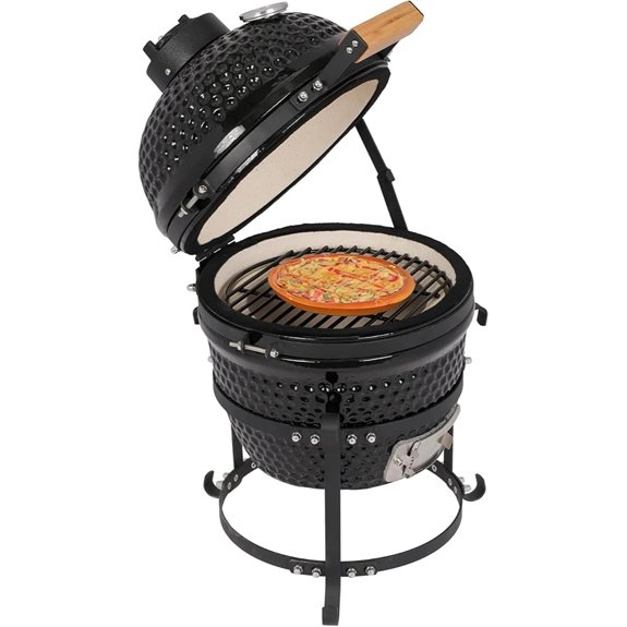 Outvita 13 Kamado Charcoal Grill with Thermometer