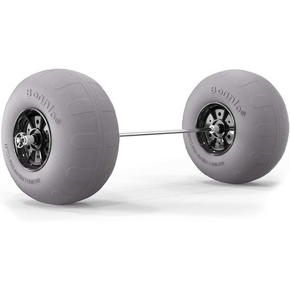 Bonnlo 12 Balloon Wheels for Kayak Carts (2-Pack)