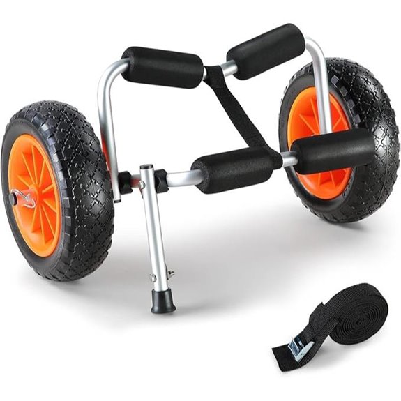 VEVOR Kayak Cart with 10 Solid Tires