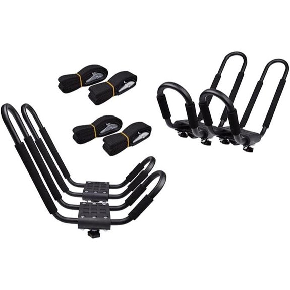 TMS Kayak Roof Racks with Straps for Vehicles