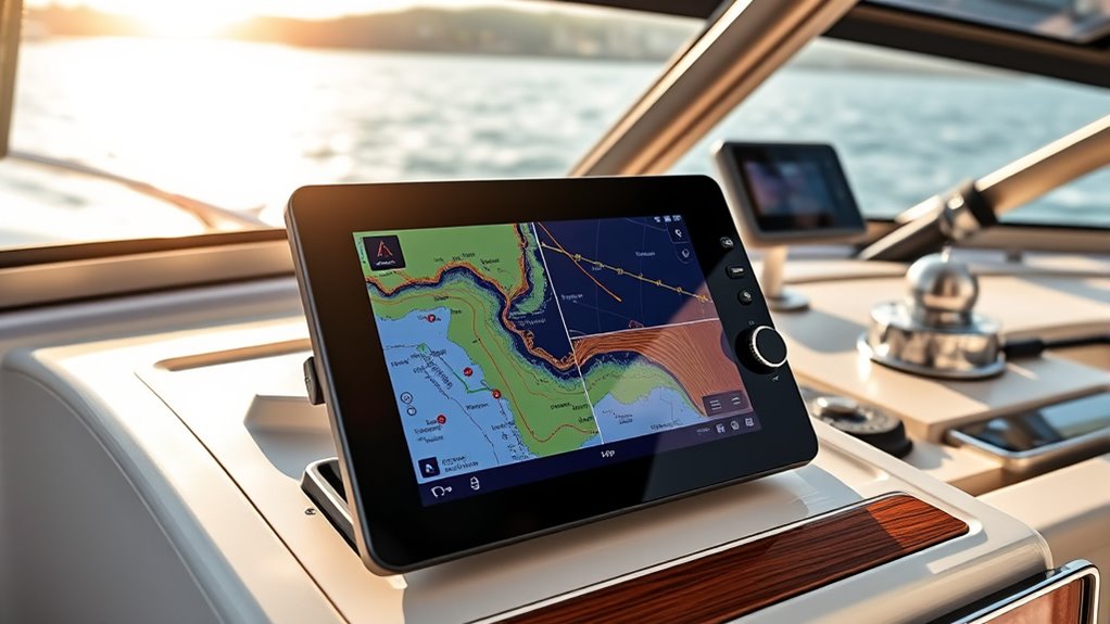 key boat gps features