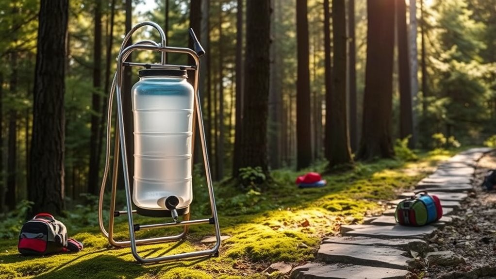 key outdoor shower features