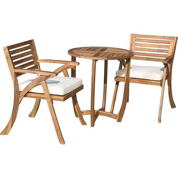 Christopher Knight Coronado Acacia Bistro Set