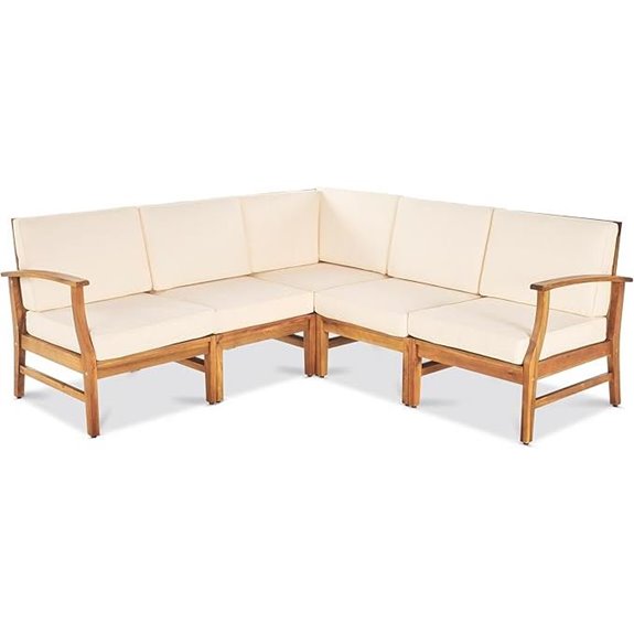 Christopher Knight Perla 5-Piece Patio Furniture Set