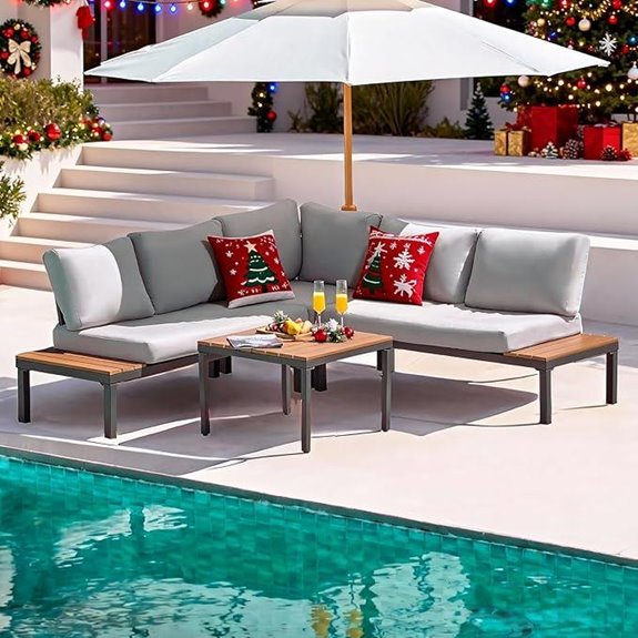 Natural Expressions L-Shape Patio Furniture Set