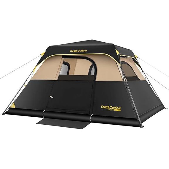 Fanttik 4-10 Person Instant Camping Tent with Rainfly