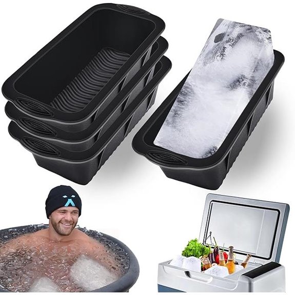 XANGNIER Large Ice Block Molds (4 Pack)