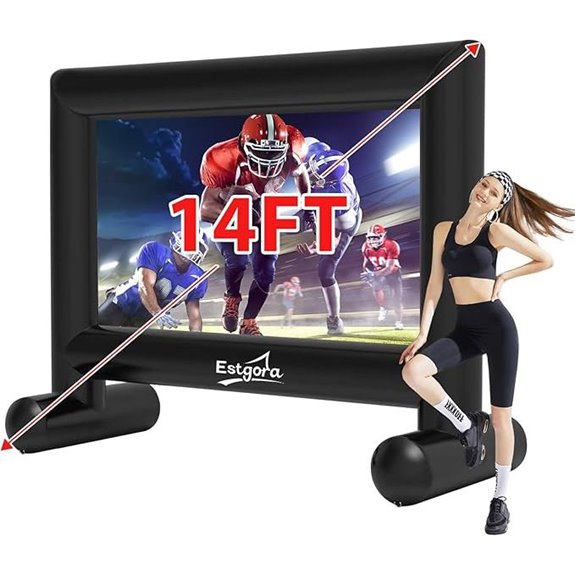 large inflatable outdoor screen