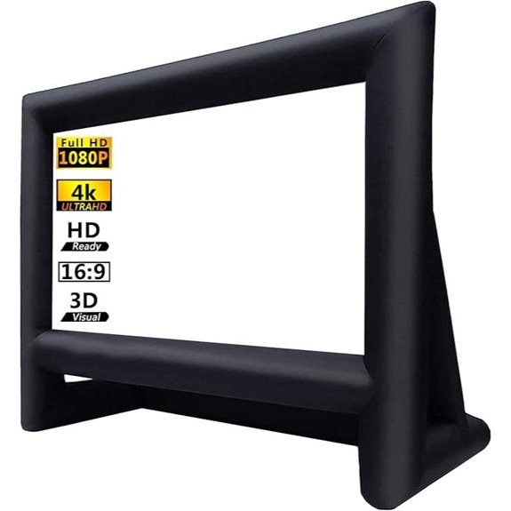 large inflatable outdoor screen