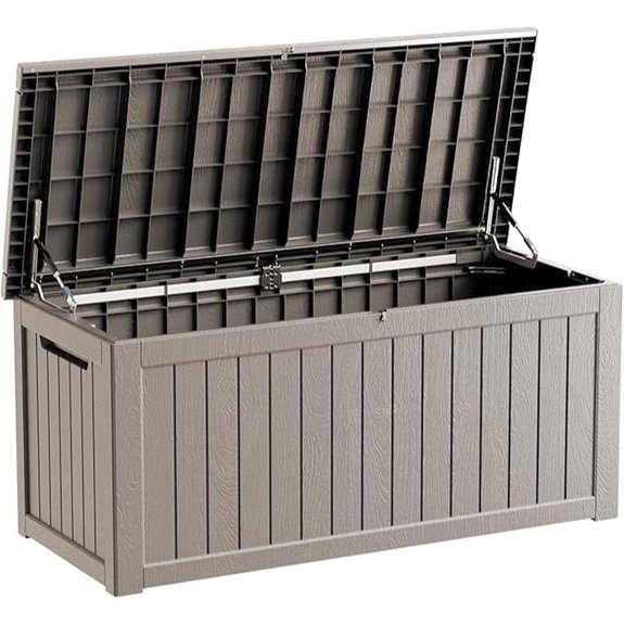 270-Gallon Outdoor Storage Box with Lock