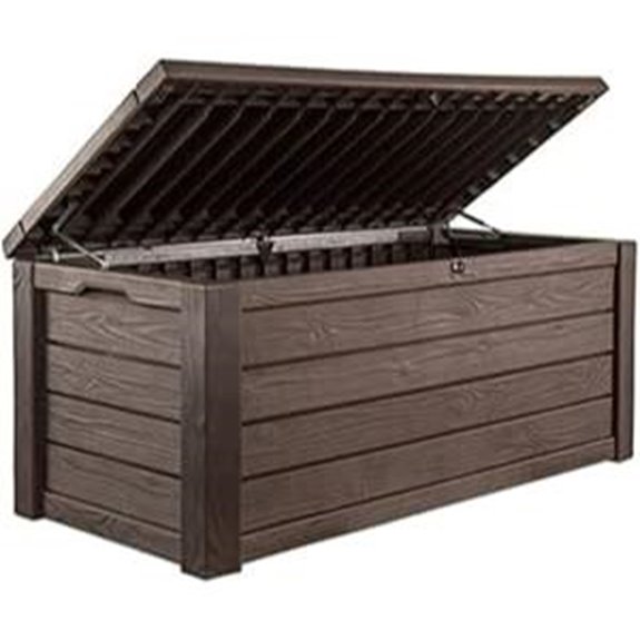 Keter Westwood 150-Gallon Deck Box & Bench