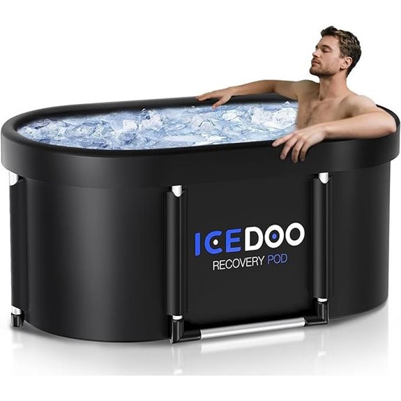 Upgrade XL 129-Gallon Oval Ice Bath Tub