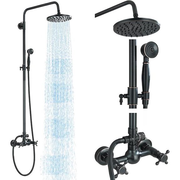 Rain Shower System with 8-Inch Rainfall Head