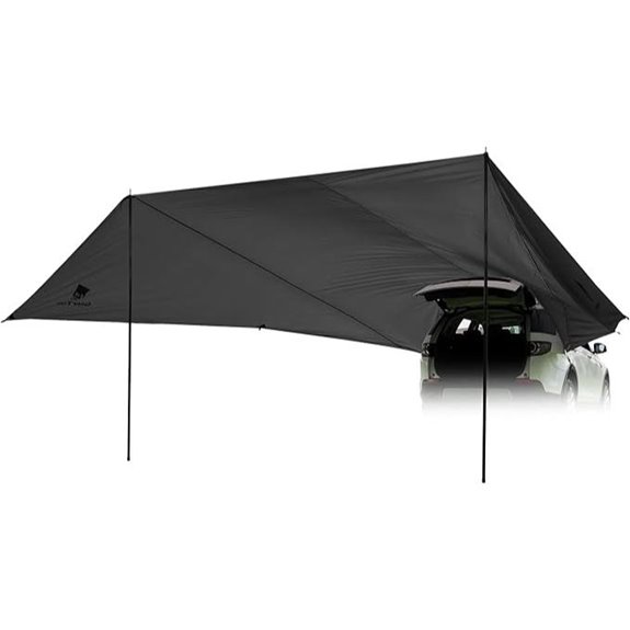 GEERTOP Large Waterproof Car Awning for Camping