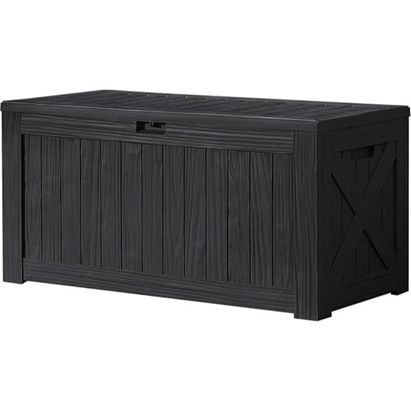 Devoko 120-Gallon Waterproof Outdoor Storage Deck Box