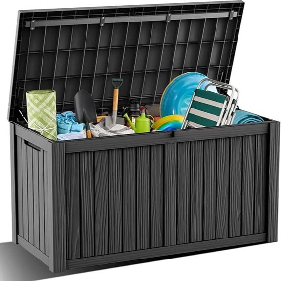 DRATO 180 Gal Waterproof Outdoor Storage Box