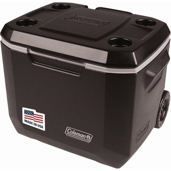 Coleman Xtreme 50qt Rolling Cooler with Wheels