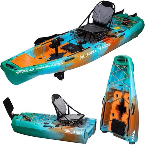 Reel Yaks Radar Modular Kayak 10ft Lightweight
