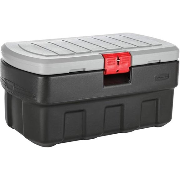 Rubbermaid 35 Gal Lockable Outdoor Storage Box