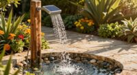 luxurious solar outdoor showers