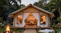 luxury outdoor lodging options
