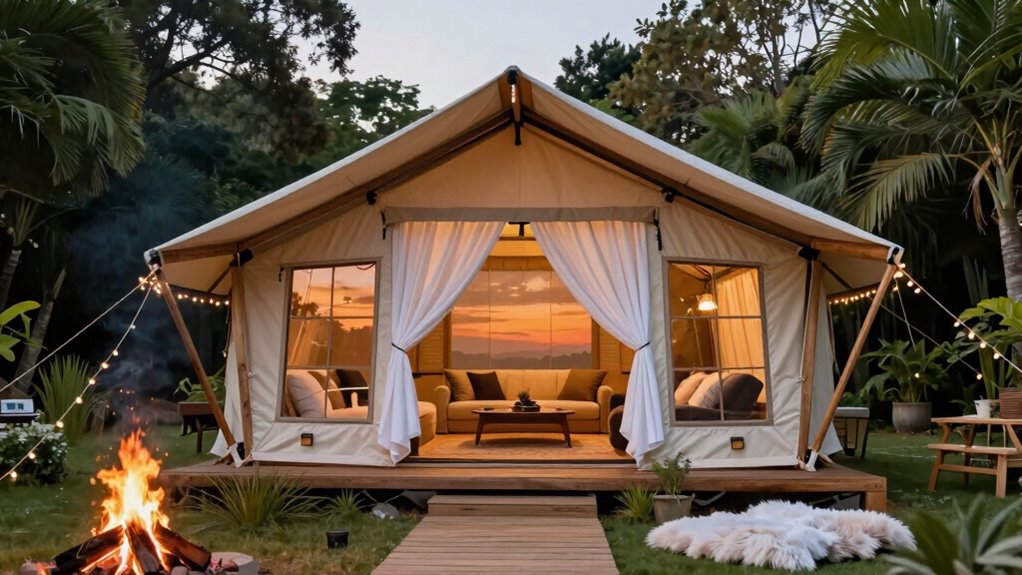 luxury outdoor lodging options