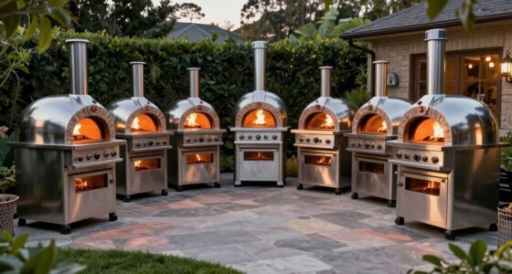 luxury outdoor pizza ovens
