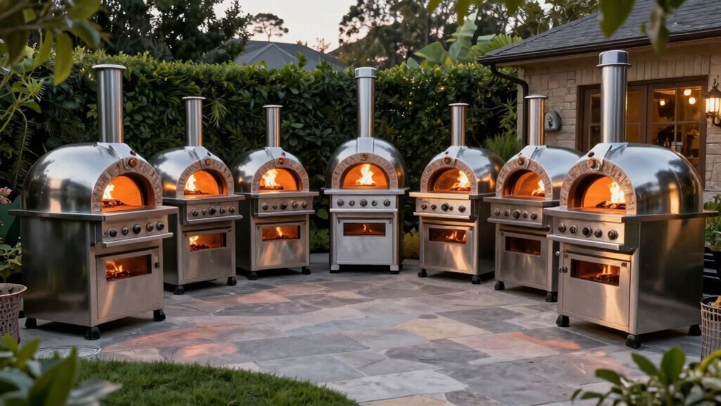 luxury outdoor pizza ovens