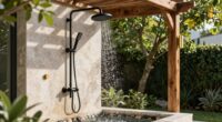 luxury outdoor shower kits