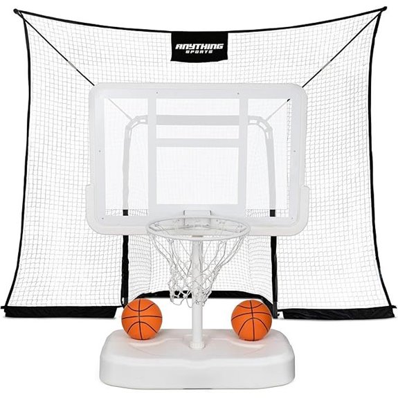 Deluxe Poolside Basketball Goal with Backstop