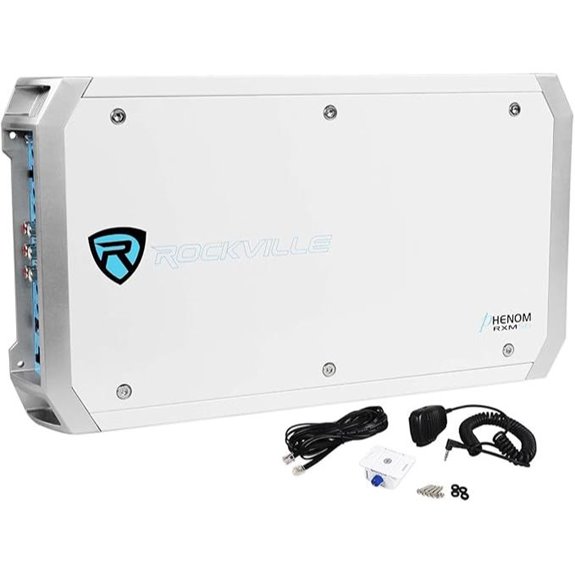 Rockville RXM-S6 Marine 6-Channel Amplifier with Remote