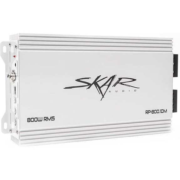 Skar Audio RP-800.1DM 800 Watt Monoblock Class D Marine Subwoofer Amplifier
