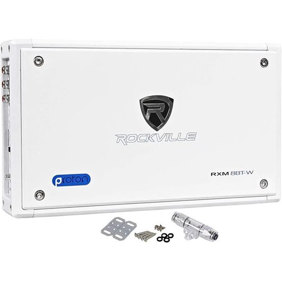 Rockville RXM8BTW Marine Bluetooth Amplifier (1500W)