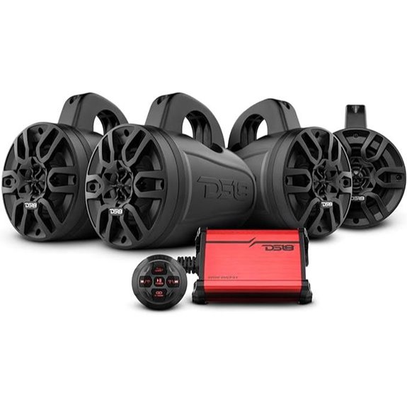 DS18 4 600W Bluetooth Marine Speakers with Amplifier