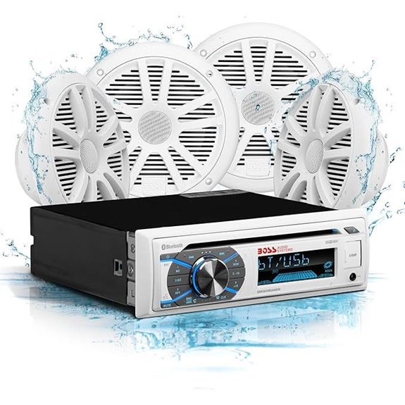 Boss Marine Bluetooth Stereo & 6.5 Speakers