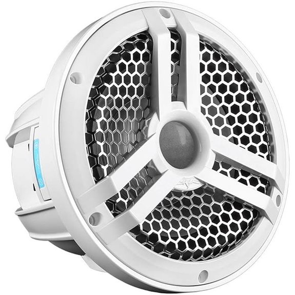 Skar Audio SKM8WD4 8 500W Max Power Dual 4 Ohm Marine Subwoofer (White)
