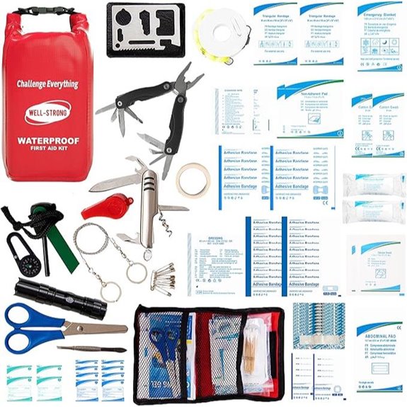 Boat First Aid Kit with Survival Tools