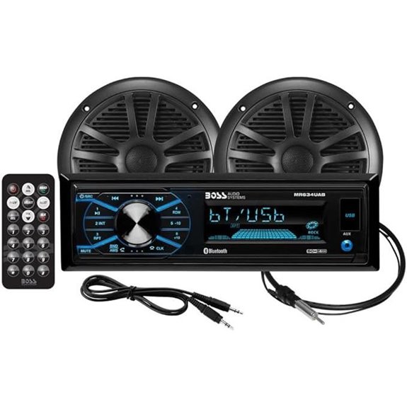 Boss Marine Boat Stereo & 6.5 Speakers with Bluetooth